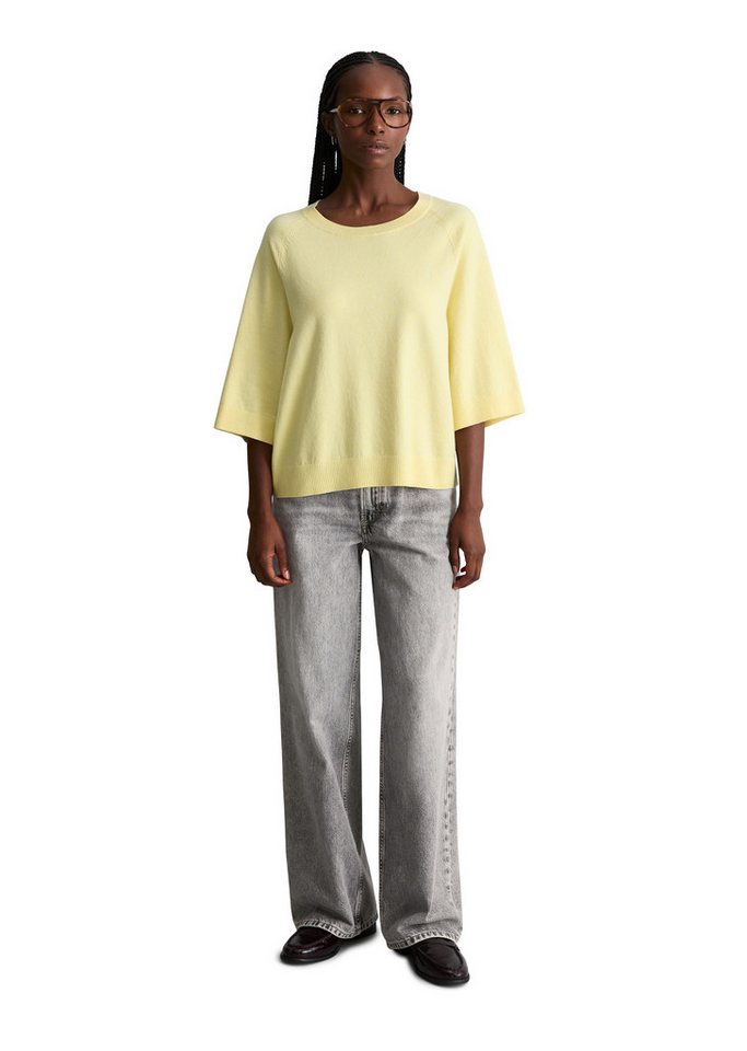 Marc O'Polo DENIM Strickpullover aus Soft Cotton Stretch – Bild 3 von 4