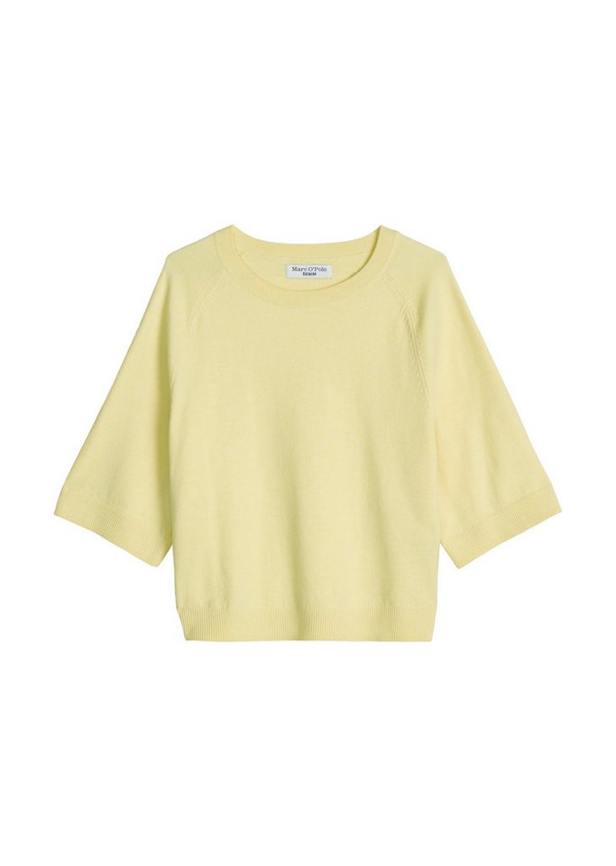 Marc O'Polo DENIM Strickpullover aus Soft Cotton Stretch – Bild 4 von 4