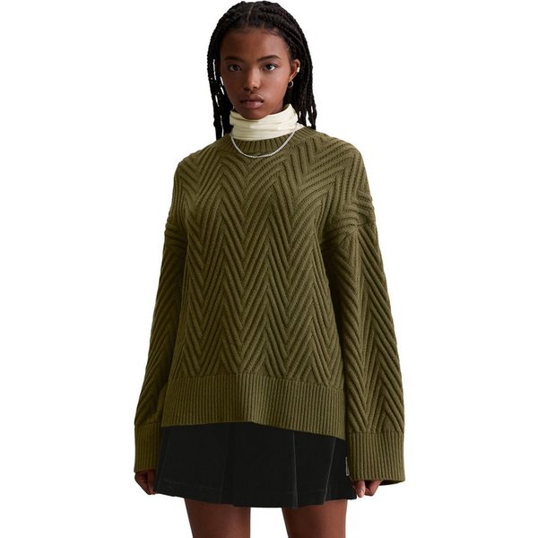 Marc O'Polo DENIM Strickpullover aus weichem Schurwolle-Mix