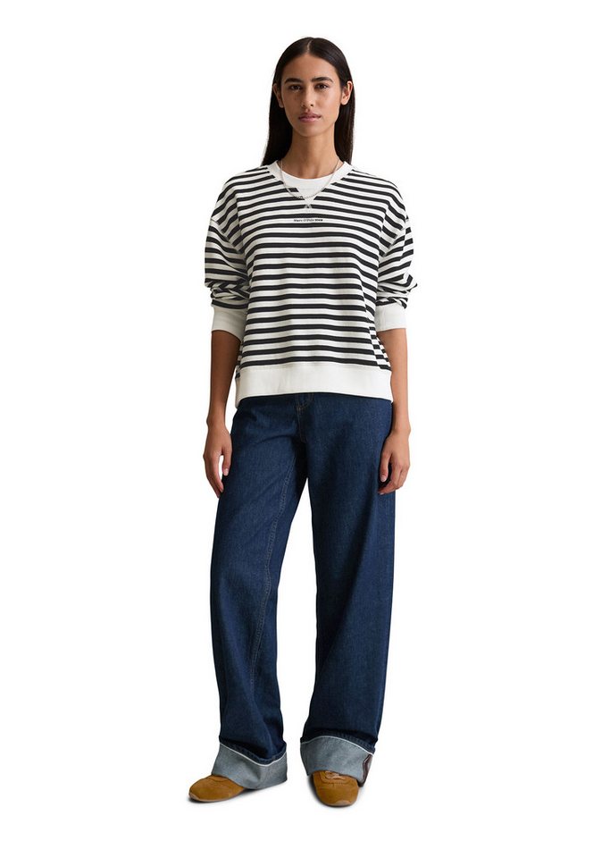 Marc O'Polo DENIM Sweatshirt Gestreift, relaxed fit – Bild 4 von 5