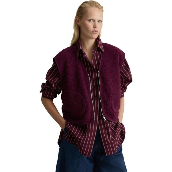 Marc O'Polo DENIM Sweatweste aus recyceltem Polyester