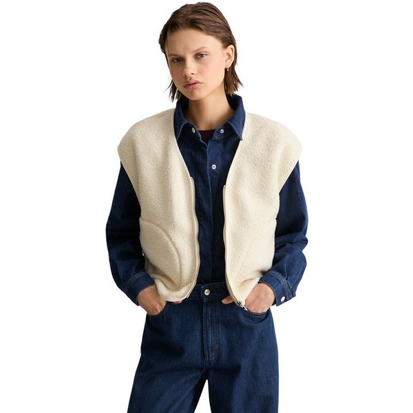 Marc O'Polo DENIM Sweatweste aus recyceltem Polyester