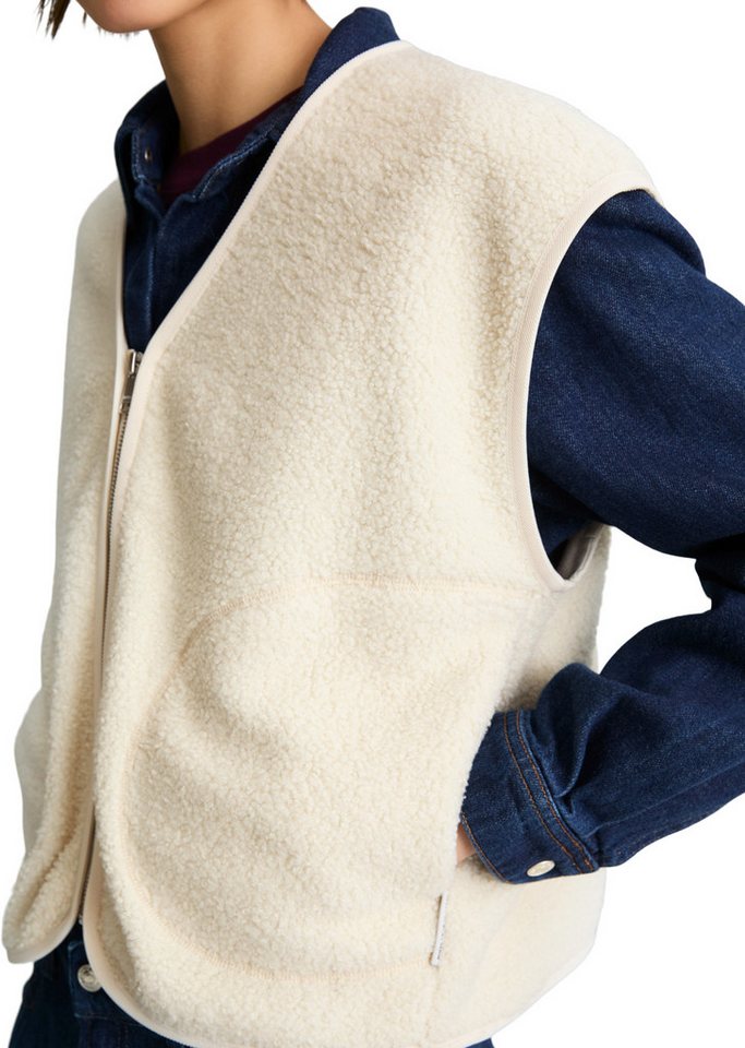 Marc O'Polo DENIM Sweatweste aus recyceltem Polyester – Bild 4 von 4