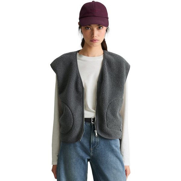 Marc O'Polo DENIM Sweatweste aus recyceltem Polyester