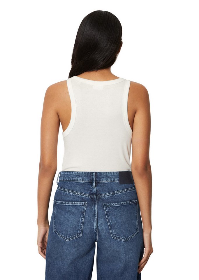 Marc O'Polo DENIM Tanktop im schlichten Basic Look – Bild 4 von 5