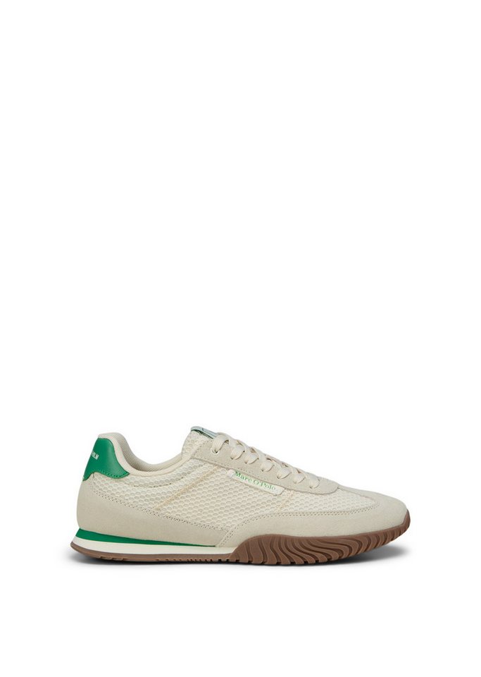 Marc O'Polo Gustaf Sneaker Schnürschuh, Halbschuh, Freizeitsneaker mit Kontrastbesatz – Bild 4 von 5