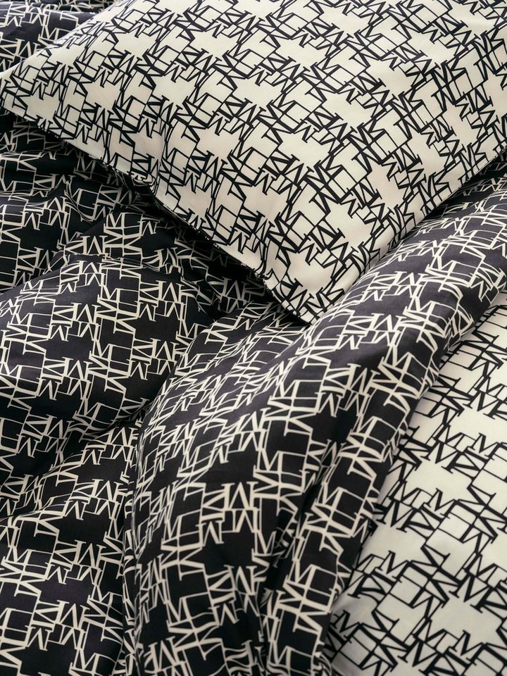 Marc O'Polo Home Bettwäsche Monogram, Satin, 2 teilig, mit Graphik-Print – Bild 3 von 3