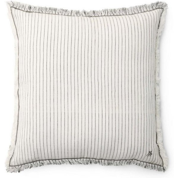Marc O'Polo Home Dekokissen Fine Stripe, aus Bio-Baumwoll-Leinen-Mix mit Streifen