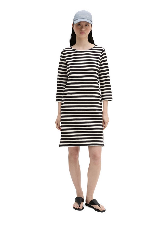 Marc O'Polo Jerseykleid Gestreift, loose fit aus weichem Jersey – Bild 4 von 5