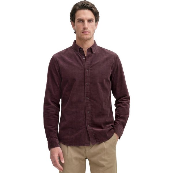 Marc O'Polo Langarmhemd mit Button-Down-Kragen