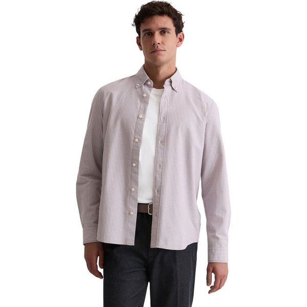 Marc O'Polo Langarmhemd Oxford-Hemd, regular fit mit Button-Down-Kragen