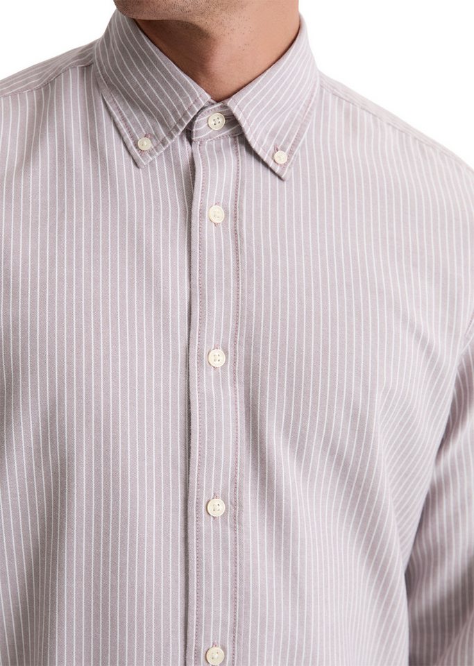Marc O'Polo Langarmhemd Oxford-Hemd, regular fit mit Button-Down-Kragen – Bild 3 von 5
