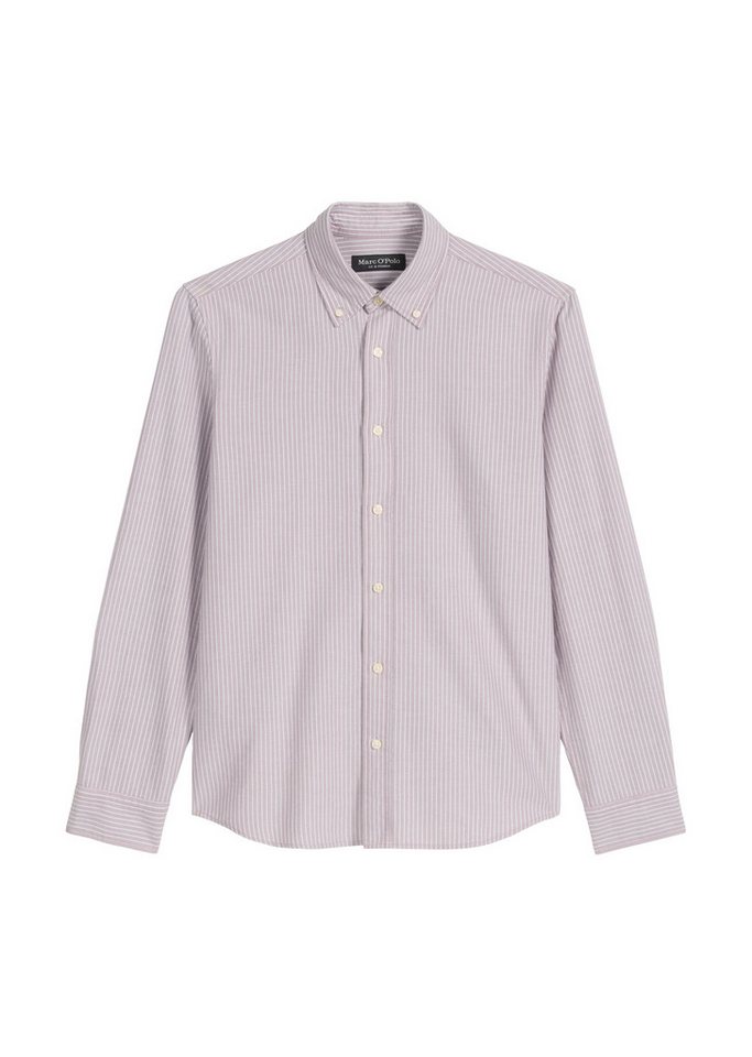 Marc O'Polo Langarmhemd Oxford-Hemd, regular fit mit Button-Down-Kragen – Bild 5 von 5