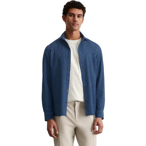 Marc O'Polo Langarmhemd weiche, leichte Chambray-Qualität