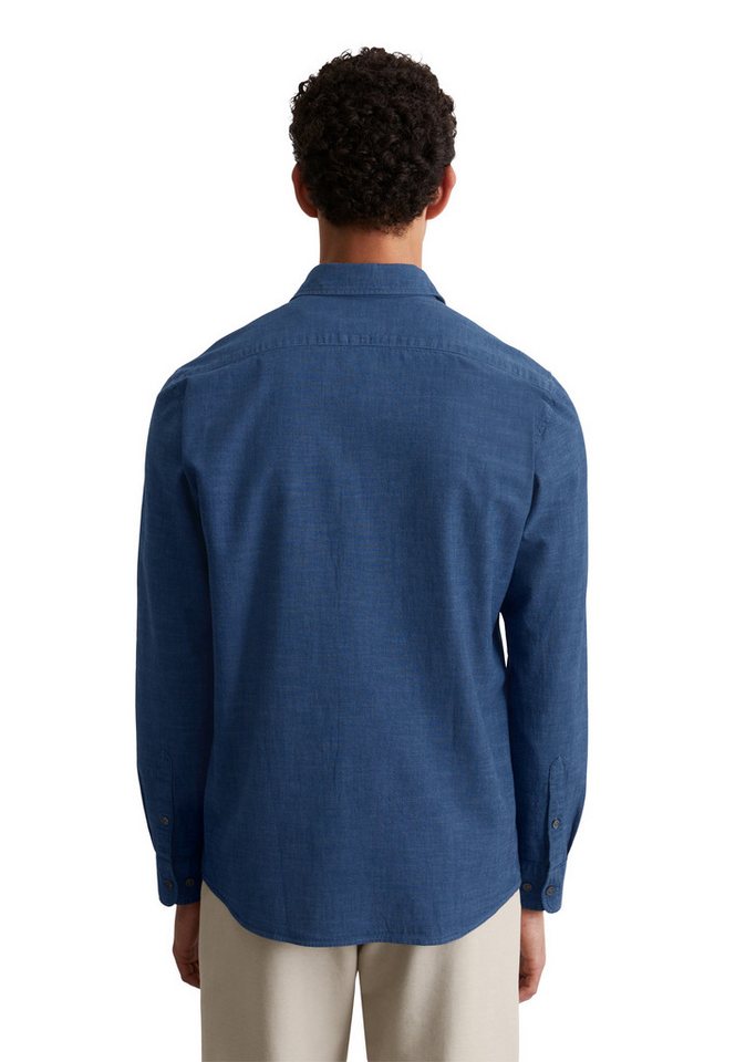 Marc O'Polo Langarmhemd weiche, leichte Chambray-Qualität – Bild 2 von 5