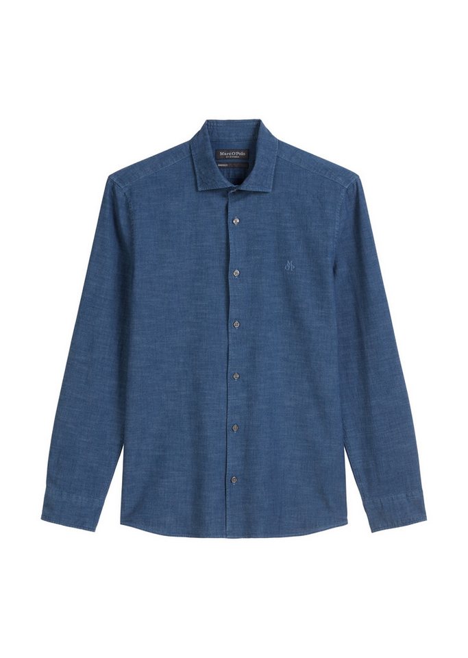 Marc O'Polo Langarmhemd weiche, leichte Chambray-Qualität – Bild 5 von 5
