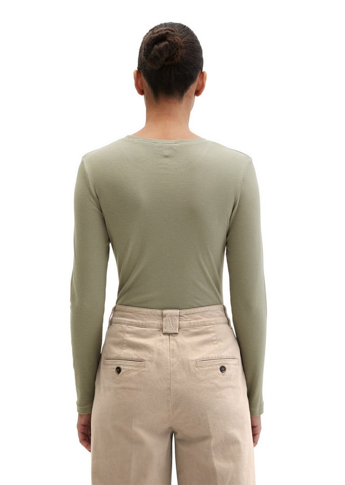 Marc O'Polo Langarmshirt aus Rippjersey – Bild 3 von 5