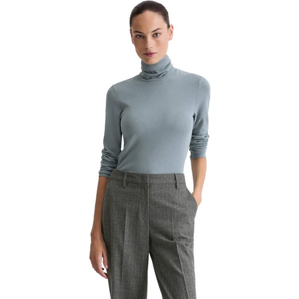 Marc O'Polo Langarmshirt aus soft geripptem Jersey