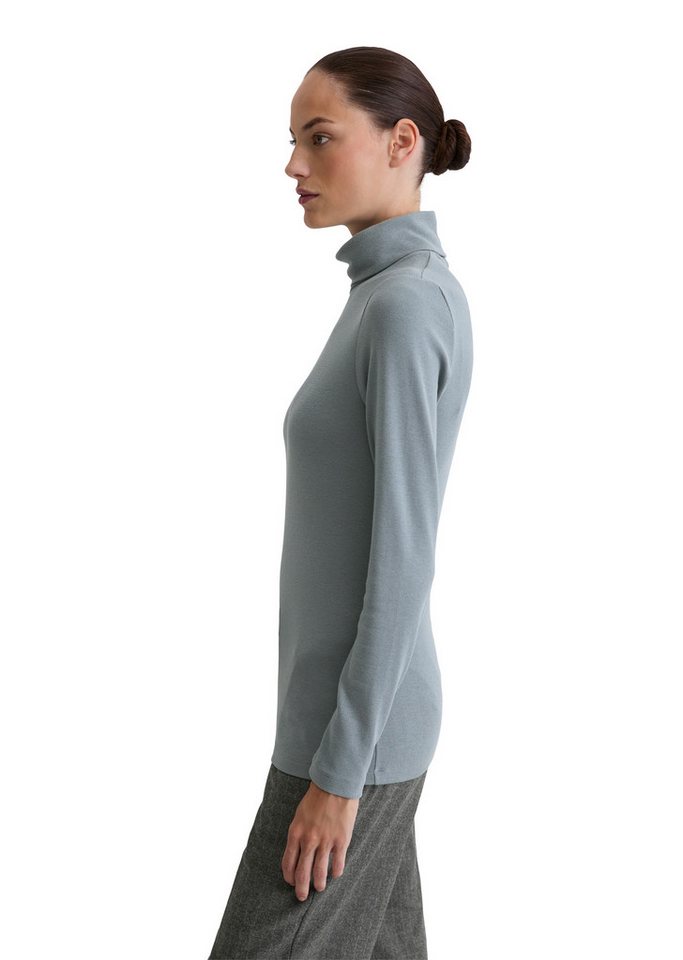 Marc O'Polo Langarmshirt aus soft geripptem Jersey – Bild 2 von 5