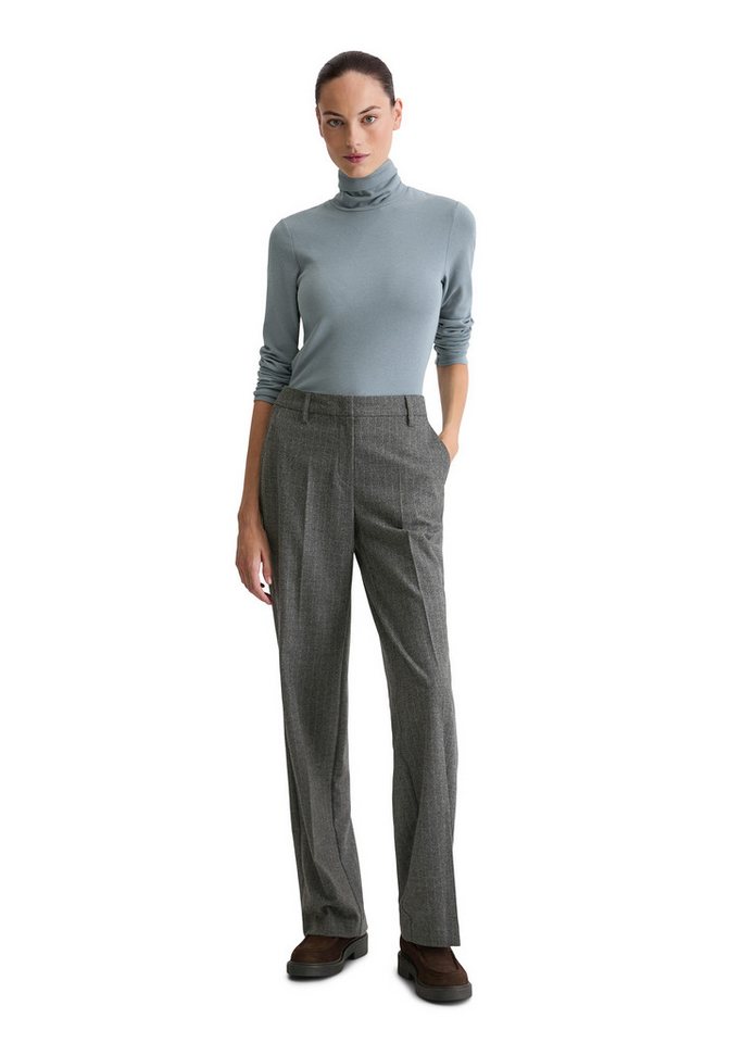 Marc O'Polo Langarmshirt aus soft geripptem Jersey – Bild 5 von 5