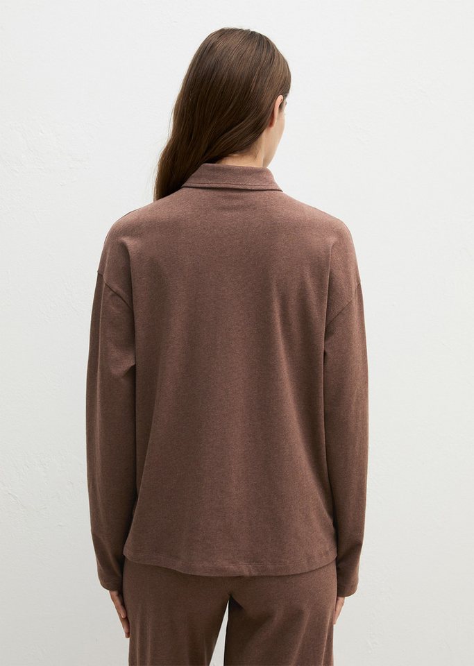 Marc O'Polo Longsleeve mit lässiger Passform, Langarm, für Homewear, aus Jersey – Bild 4 von 5