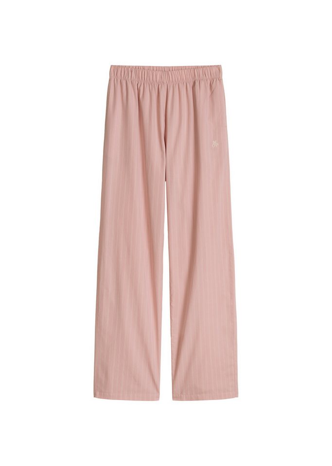 Marc O'Polo Loungehose mit geradem Bein, für Homewear, aus gewebter Baumwolle – Bild 2 von 4
