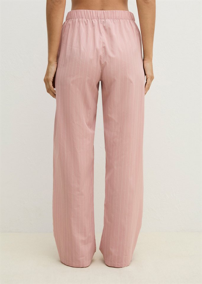Marc O'Polo Loungehose mit geradem Bein, für Homewear, aus gewebter Baumwolle – Bild 3 von 4
