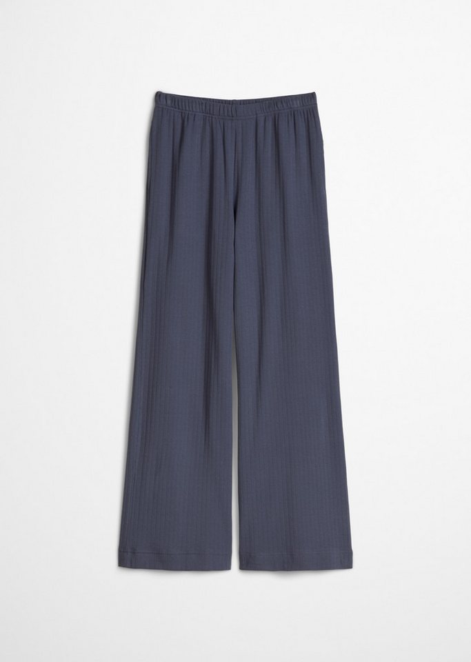 Marc O'Polo Loungehose mit weiter Beinform, als Homewear, aus Jersey – Bild 2 von 4