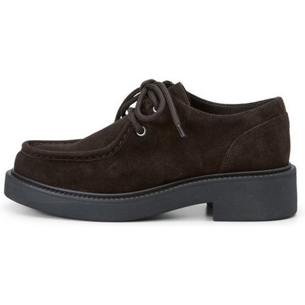 Marc O'Polo Model Perla 1 Schnürschuh Blockabsatz, Halbschuh mit modischer Mokassinnaht