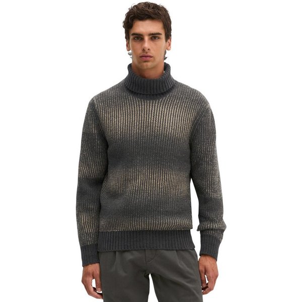 Marc O'Polo Rollkragenpullover regular aus weichem Bio-Baumwoll- Schurwoll-Mix