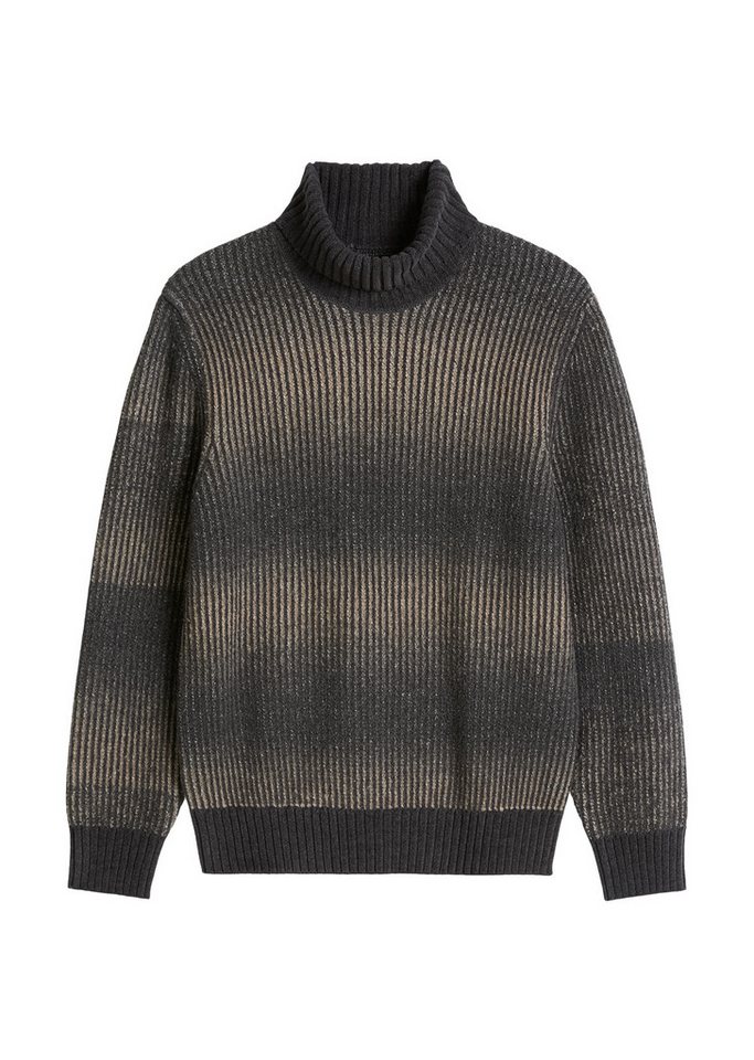 Marc O'Polo Rollkragenpullover regular aus weichem Bio-Baumwoll- Schurwoll-Mix – Bild 5 von 5