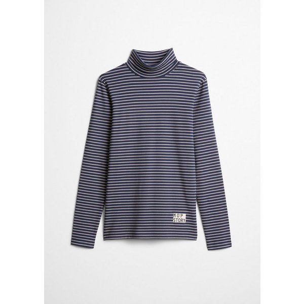 Marc O'Polo Rollkragenshirt geringelt, Rollkragen