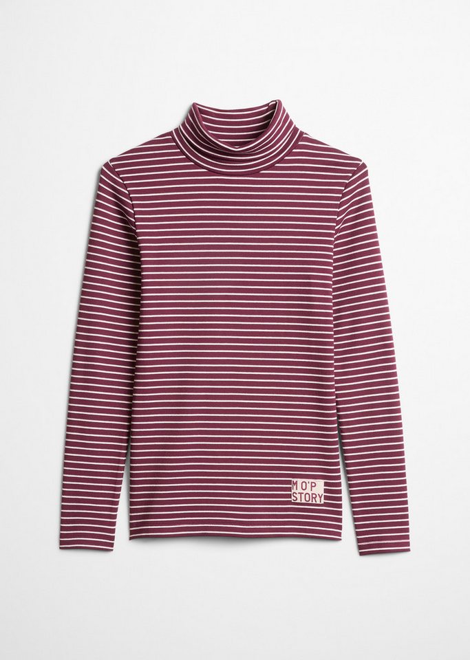 Marc O'Polo Rollkragenshirt geringelt, Rollkragen – Bild 2 von 3