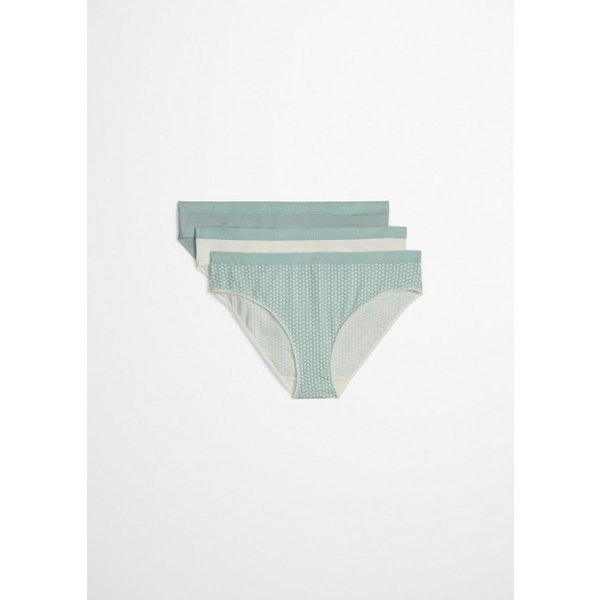Marc O'Polo Slip Essentials (3er Pack) mit elastischem Logobund, uni und gestreift