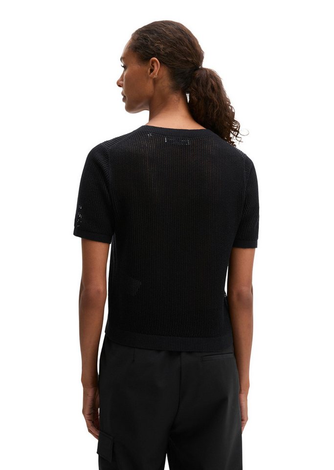 Marc O'Polo Strickpullover aus Baumwolle-Leinen-Slub-Garn – Bild 3 von 5