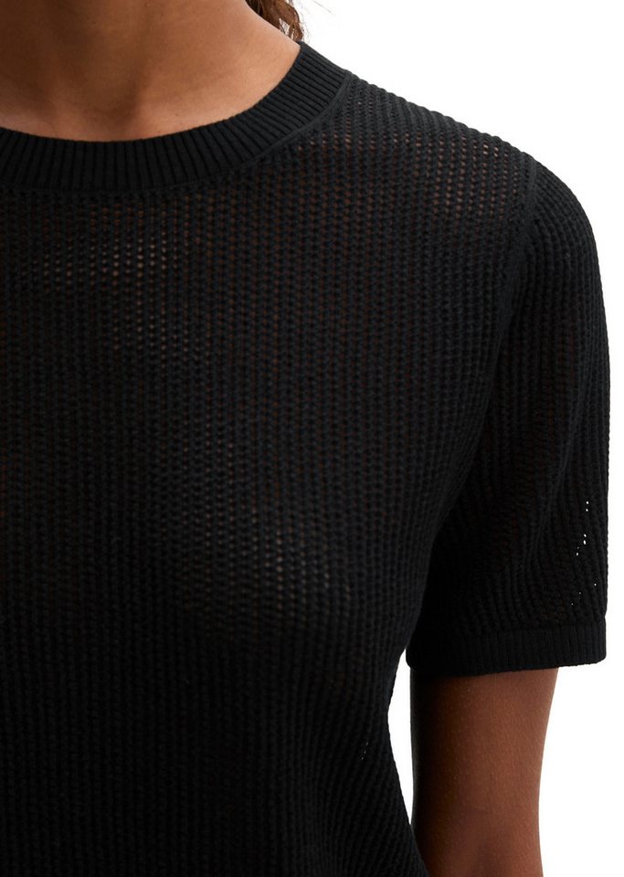 Marc O'Polo Strickpullover aus Baumwolle-Leinen-Slub-Garn – Bild 4 von 5