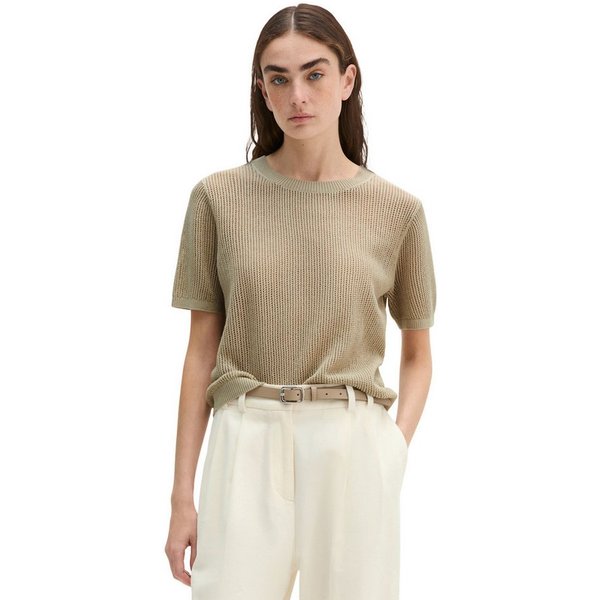 Marc O'Polo Strickpullover aus Baumwolle-Leinen-Slub-Garn