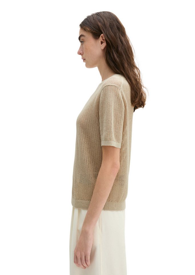 Marc O'Polo Strickpullover aus Baumwolle-Leinen-Slub-Garn – Bild 2 von 5