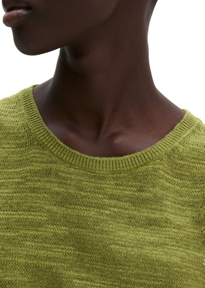 Marc O'Polo Strickpullover aus Leinen-Baumwolle-Mix – Bild 4 von 5