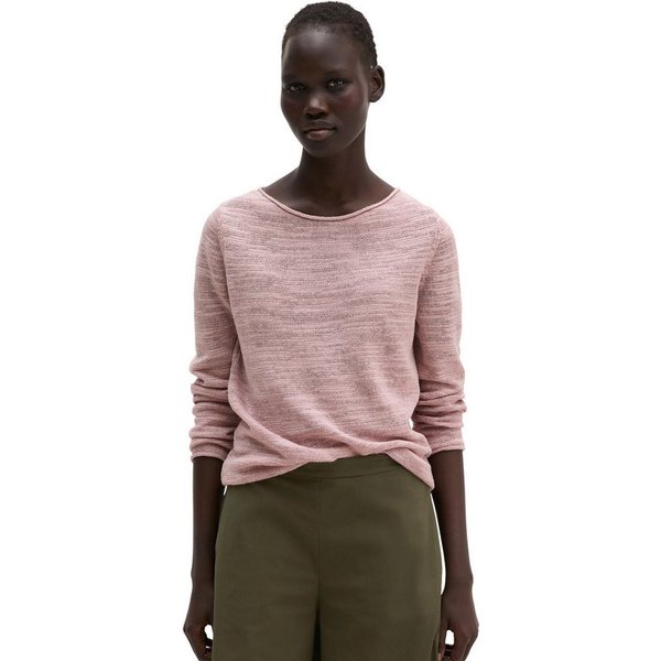 Marc O'Polo Strickpullover aus Leinen-Baumwolle-Mix