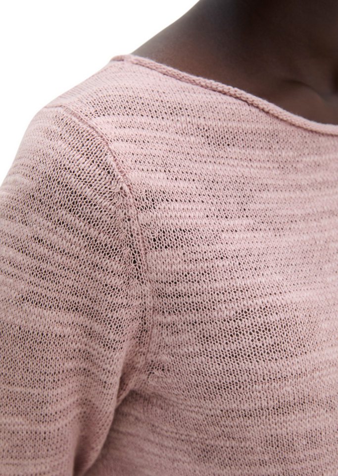 Marc O'Polo Strickpullover aus Leinen-Baumwolle-Mix – Bild 4 von 5