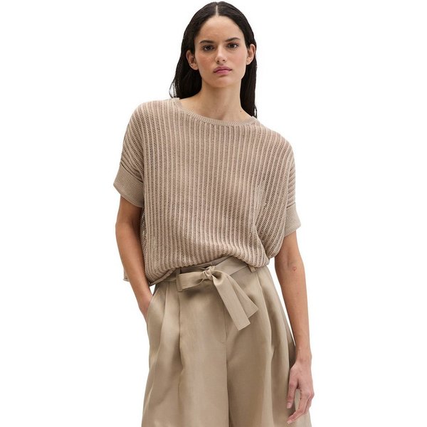 Marc O'Polo Strickpullover aus Organic Cotton-Leinen-Mix