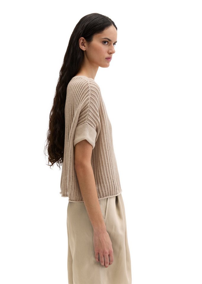 Marc O'Polo Strickpullover aus Organic Cotton-Leinen-Mix – Bild 2 von 5