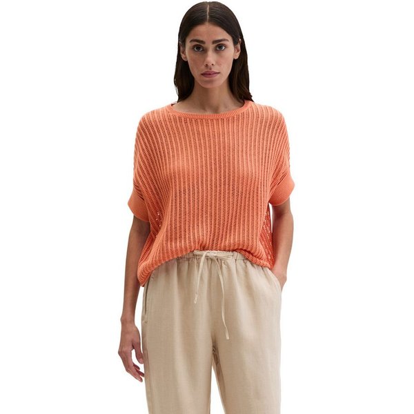 Marc O'Polo Strickpullover aus Organic Cotton-Leinen-Mix