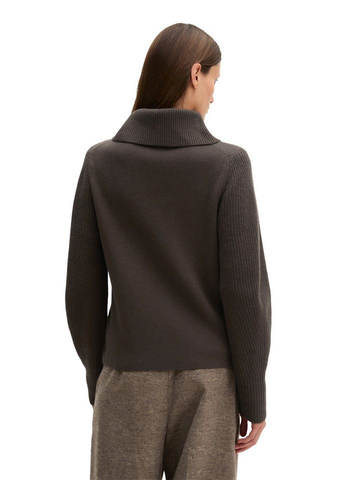 Marc O'Polo Strickpullover aus softem Schurwolle-Mix – Bild 3 von 5