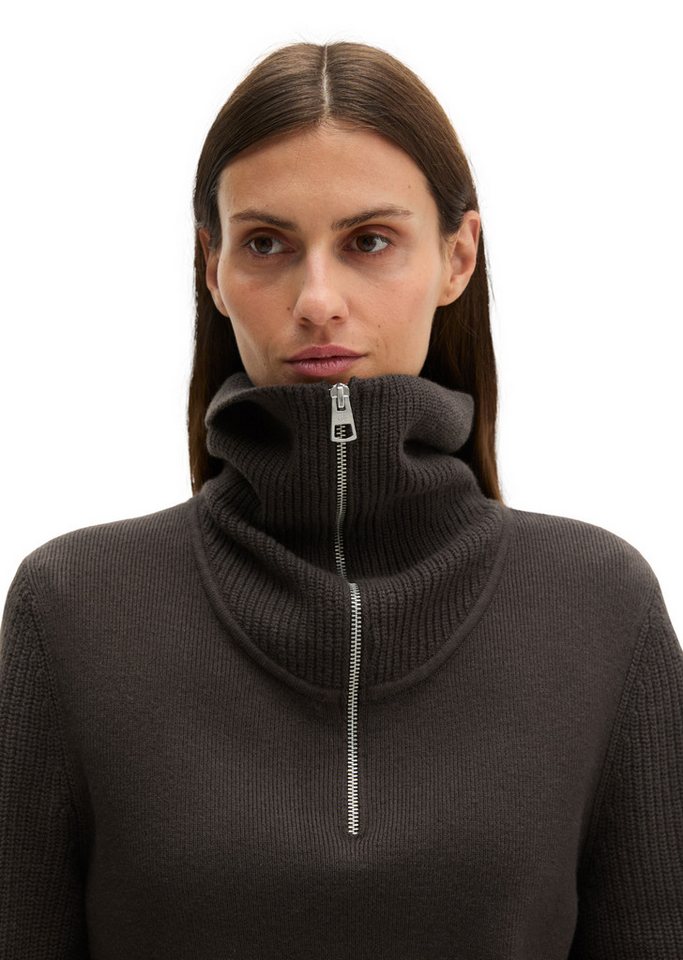 Marc O'Polo Strickpullover aus softem Schurwolle-Mix – Bild 4 von 5