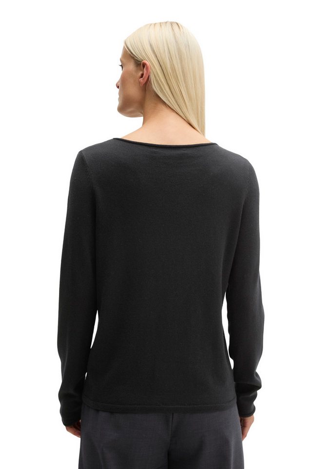 Marc O'Polo Strickpullover aus softem Schurwolle-Mix – Bild 3 von 5