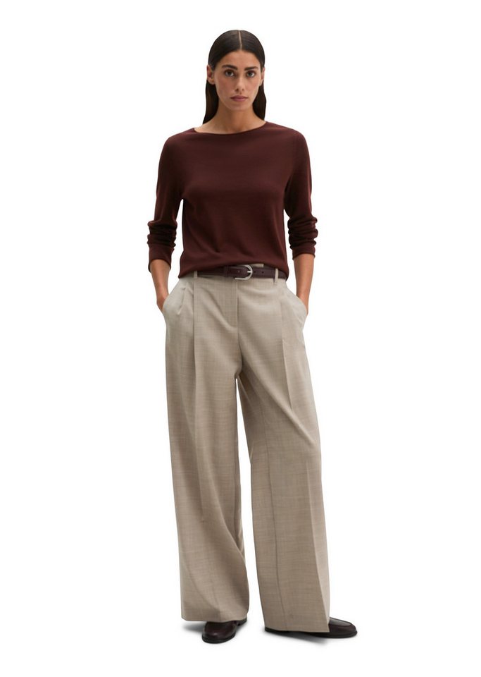 Marc O'Polo Strickpullover aus weicher Merinowolle – Bild 5 von 5