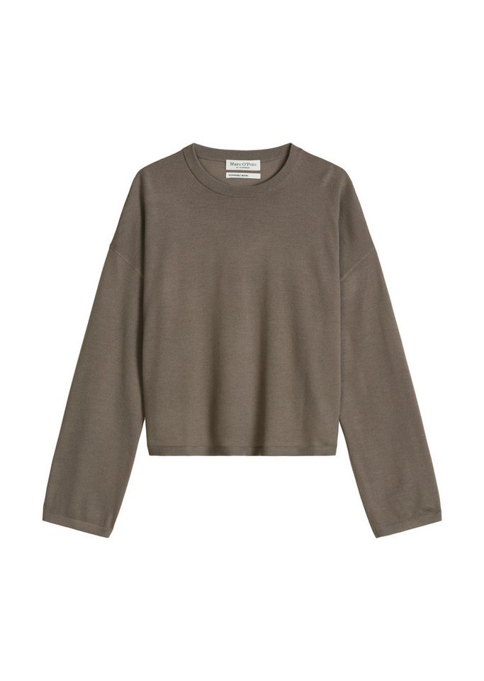 Marc O'Polo Strickpullover aus weicher Merinowolle – Bild 3 von 3