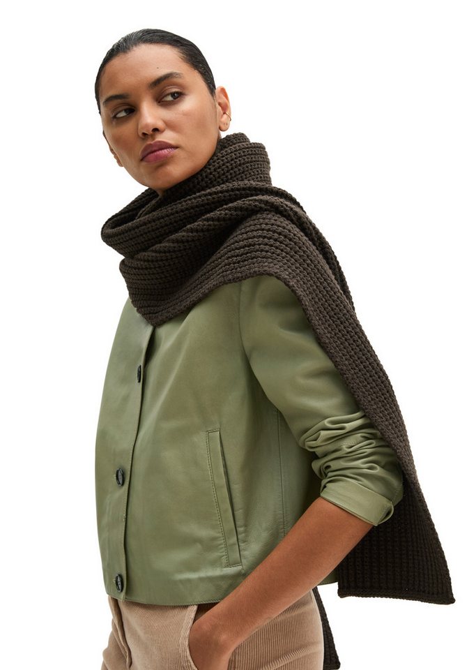 Marc O'Polo Strickschal aus Bio-Baumwoll-Mix – Bild 3 von 3
